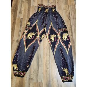 The Elephant Pants Women's Multicolor Stretch Size Medium M Baggy
